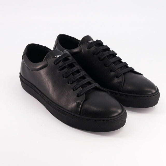 National Standard Sneakers Basses En Cuir Noir Pour Homme