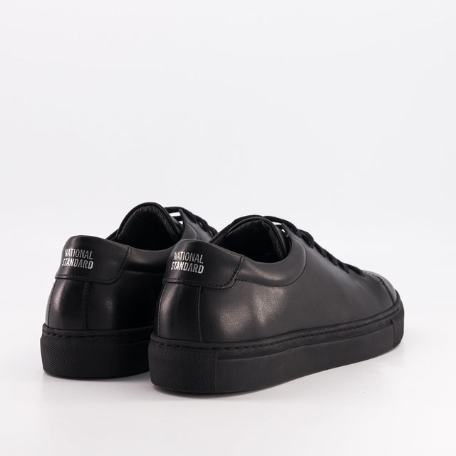 National Standard Sneakers Basses En Cuir Noir Pour Homme