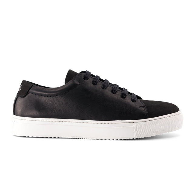 national standard Sneakers basses en cuir noir pour homme