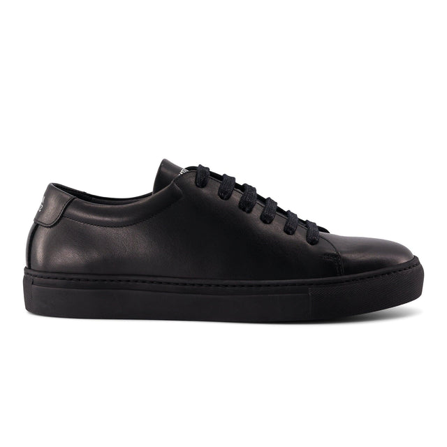 national standard Sneakers basses en cuir noir pour homme