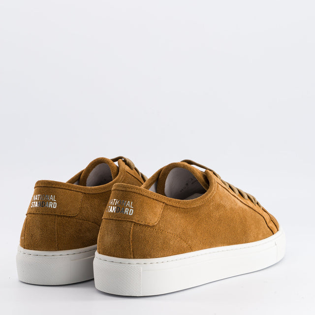 National Standard Sneakers Basses En Cuir Veau Velours Marron