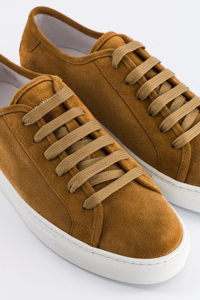National Standard Sneakers Basses En Cuir Veau Velours Marron