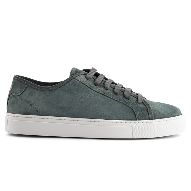 national standard Sneakers basses en cuir veau velours vert