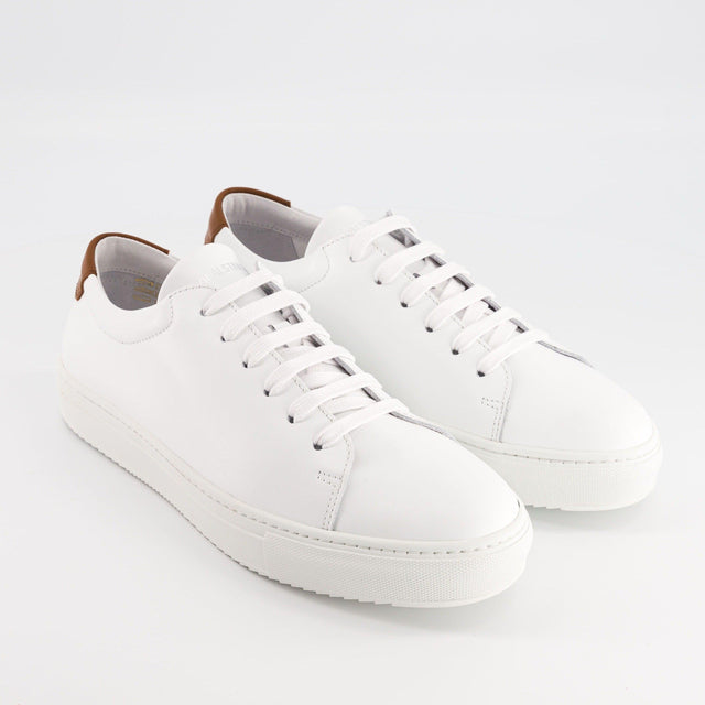 National Standard Sneakers Basses Homme En Cuir Blanc Et Marron
