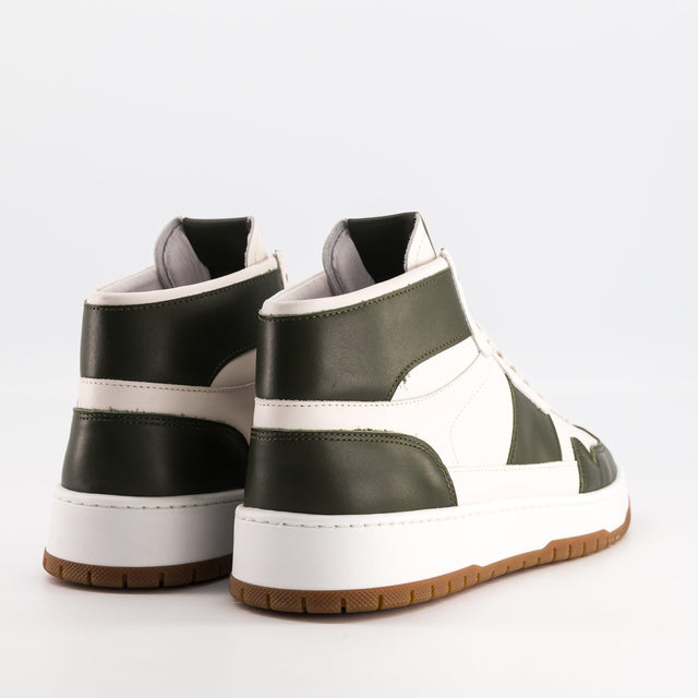 National Standard Sneakers Cuir Montantes Noir Et Blanc