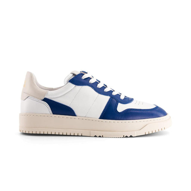 national standard Sneakers cuir nappa blanc et bleu pour femme national standard Sneakers cuir nappa blanc et bleu pour femme