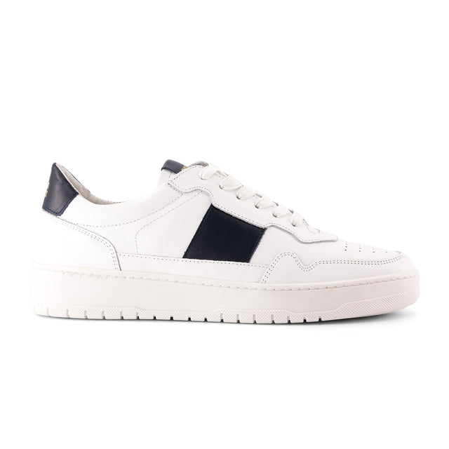 national standard Sneakers cuir nappa blanc et noir pour homme