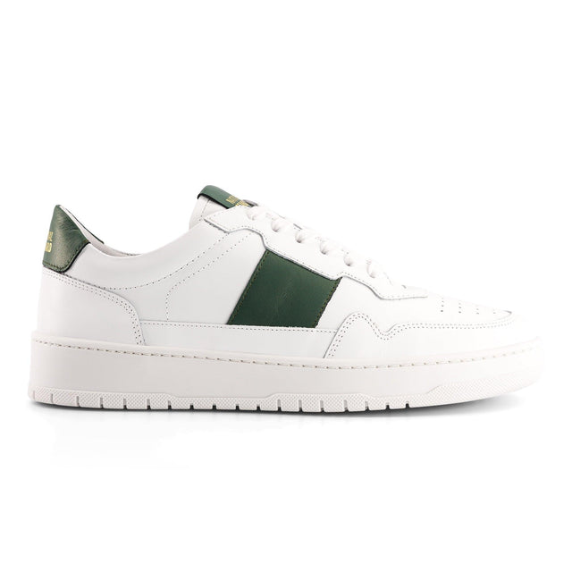 national standard Sneakers cuir nappa blanc et vert pour homme national standard Sneakers cuir nappa blanc et vert pour homme