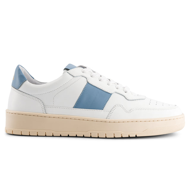 national standard Sneakers en cuir nappa blanc et bleu pour homme national standard Sneakers en cuir nappa blanc et bleu pour homme