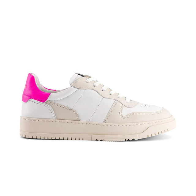 national standard Sneakers en cuir nappa blanc et rose national standard Sneakers en cuir nappa blanc et rose
