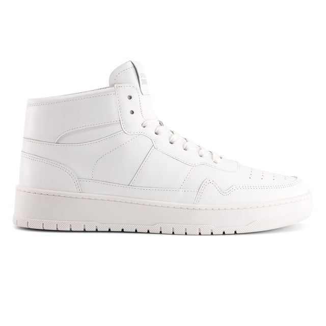 national standard Sneakers montantes en cuir nappa blanc