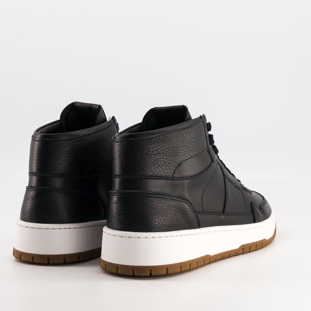 National Standard Sneakers Montantes En Cuir Nappa Noir Pour Homme