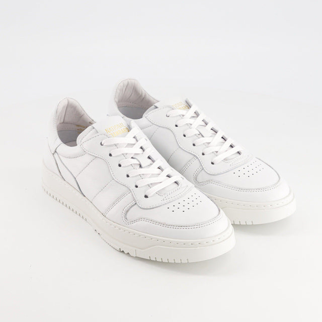 National Standard Sneakers Running En Cuir Nappa Blanc Pour Femme