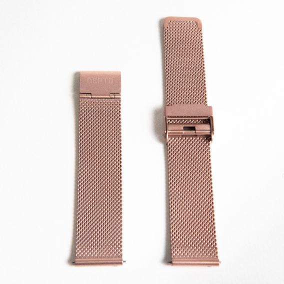 nepto Mesh Metal Or Rose 18mm – démontage rapide