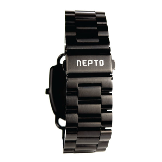 Nepto Montre Black Eleganza – Oyster Métal Noir