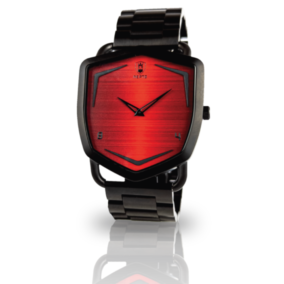 nepto Montre Black Eleganza – Oyster Métal Noir