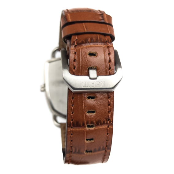 Nepto Montre Blue Ocean – Cuir Croco Marron