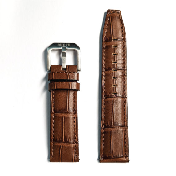 Nepto Montre Green Spectra – Cuir Alligator Noce