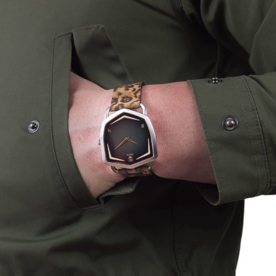 Nepto Montre Green Spectra – Cuir Léo Brun