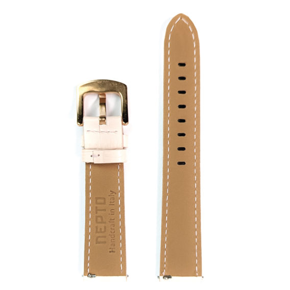Nepto Montre Pink Brush – Cuir Rose Croco