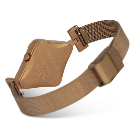 nepto Montre Vultura Apyrit – Mesh Métal Or Rose