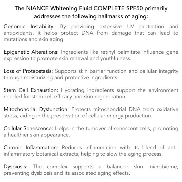 Niance Fluide éclaircissant COMPLET SPF50/UVA/PA++++/Anti-Pollution