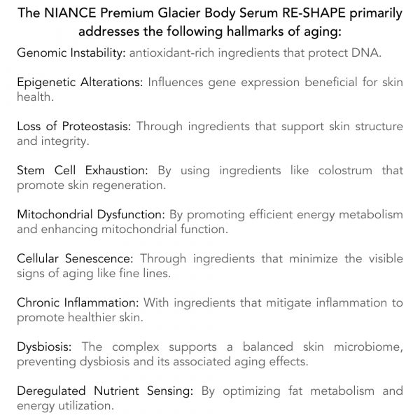 Niance Sérum Corporel Premium Glacier RE-SHAPE