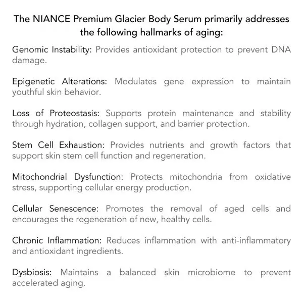 Niance Sérum Corps Glacier Premium