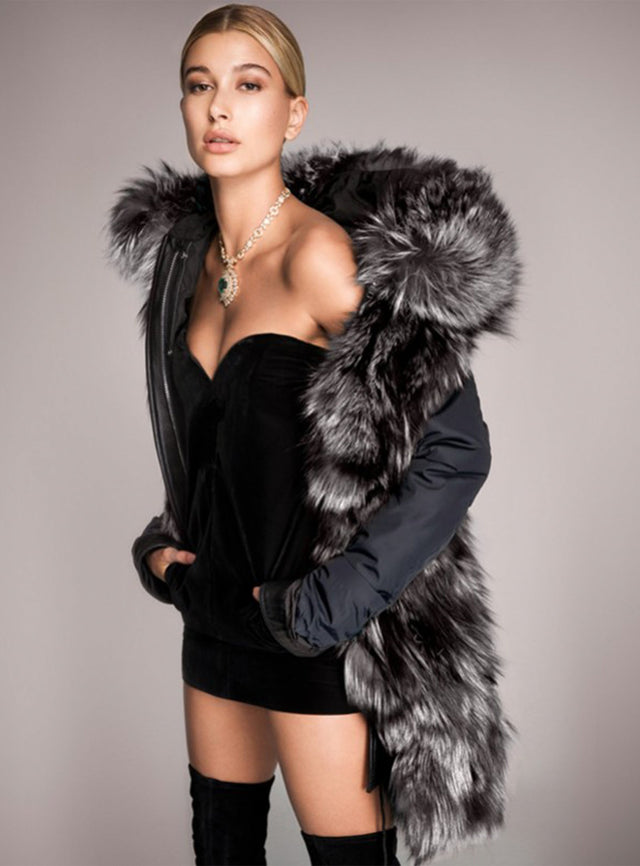 Nicole Benisti BELLEVILLE PARKA DOUBLÉE DE FOURRURE