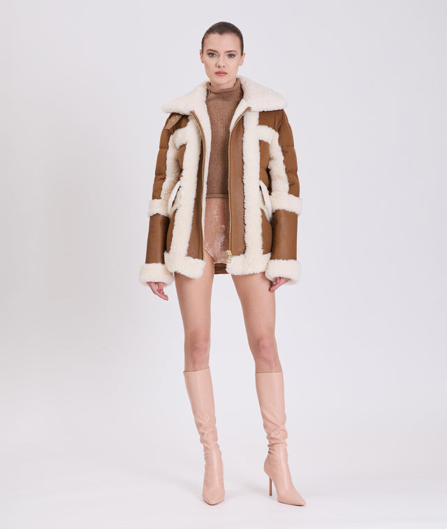 Nicole Benisti CALISTA CACHEMIRE VESTE EN CACHEMIRE ET MOUTON