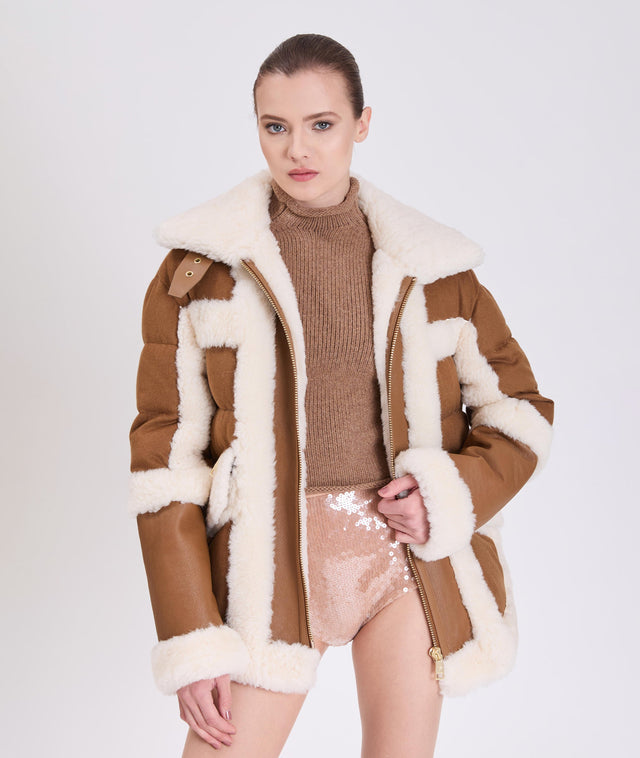 Nicole Benisti CALISTA CACHEMIRE VESTE EN CACHEMIRE ET MOUTON
