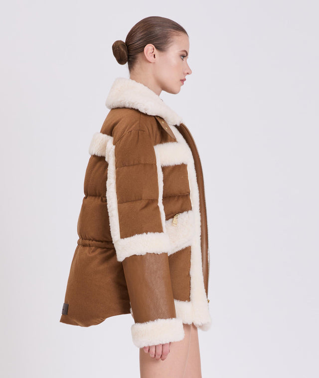 Nicole Benisti CALISTA CACHEMIRE VESTE EN CACHEMIRE ET MOUTON