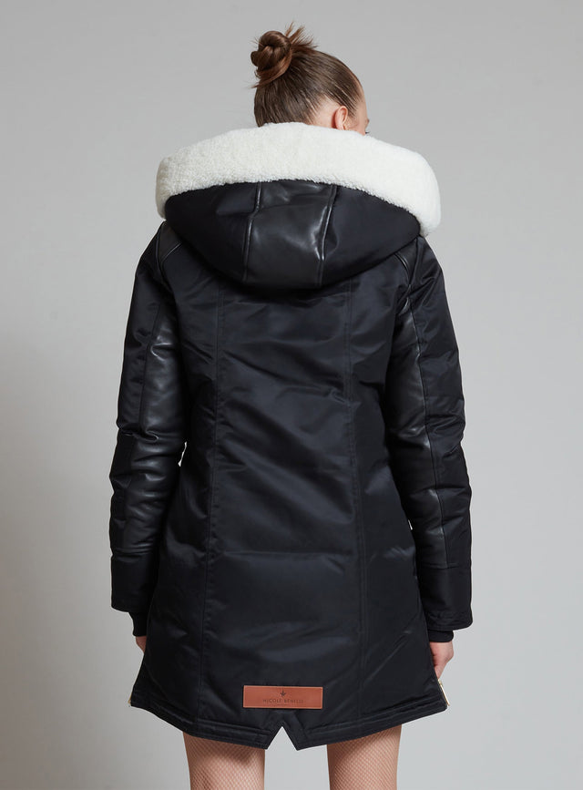 Nicole Benisti CHELSEA PARKA À FINITIONS EN SHEARLING