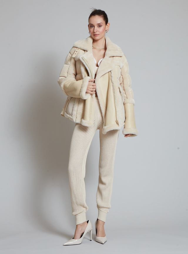 Nicole Benisti GARNIER VESTE REMBOURRÉE EN SHEARLING
