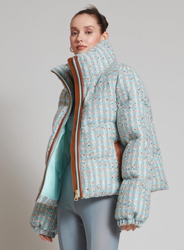 Nicole Benisti KENSINGTON VESTE REMBOURRÉE PASTEL EN TWEED