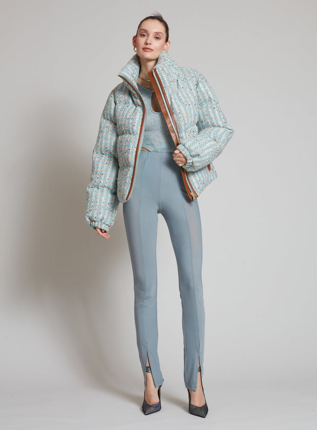 Nicole Benisti KENSINGTON VESTE REMBOURRÉE PASTEL EN TWEED
