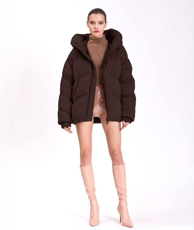 Nicole Benisti MONTAGUE CACHEMIRE VESTE PUFFER EN CACHEMIRE TRICOTÉE