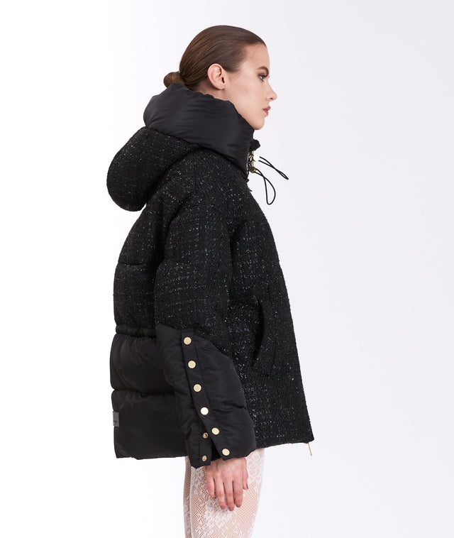 Nicole Benisti MONTAGUE TWEED VESTE REMBOURRÉE EN TWEED