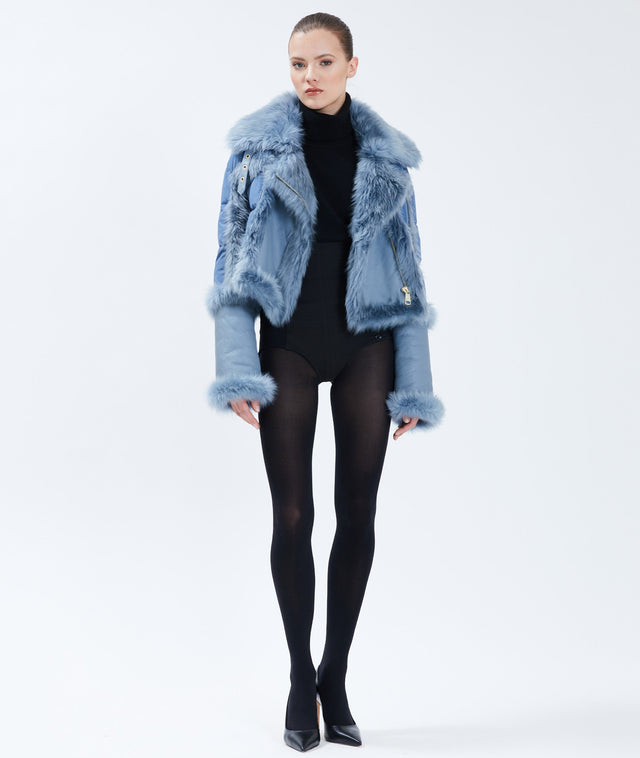 Nicole Benisti MONTANA VESTE EN SHEARLING CHEVEUX LONGS