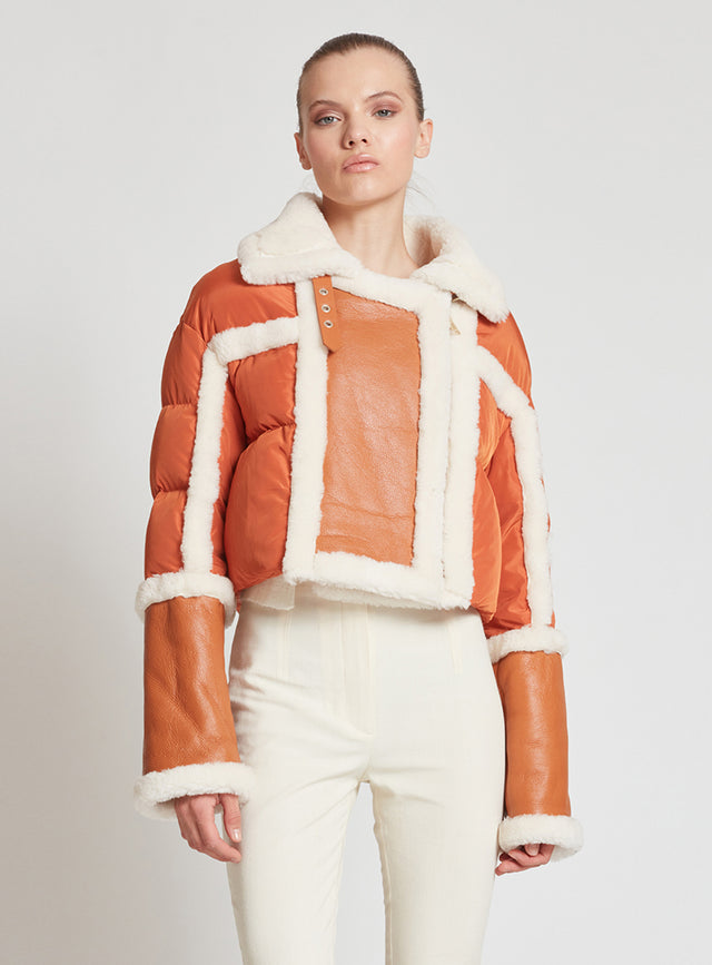 Nicole Benisti MONTANA VESTE REMBOURRÉE COURTE EN SHEARLING
