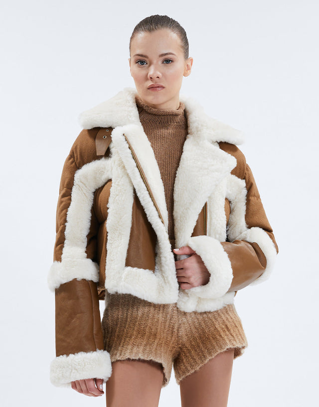Nicole Benisti MONTANA VESTE REMBOURRÉE EN CACHEMIRE