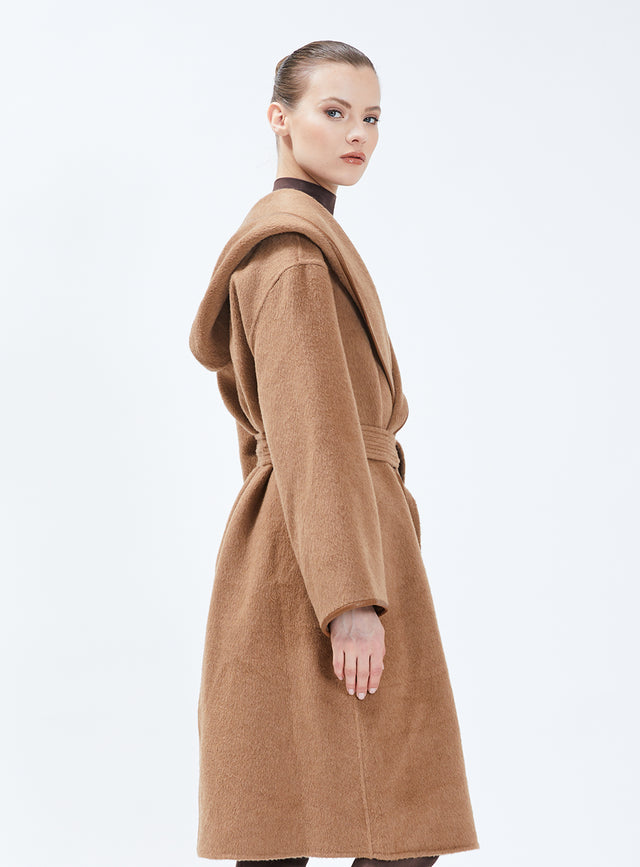 Nicole Benisti AUBE VESTE LONGUE EN TWEED