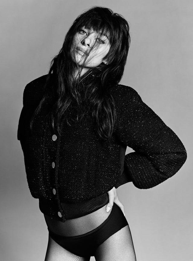 Nicole Benisti BROOKLYN BOMBER EN TWEED NOIR