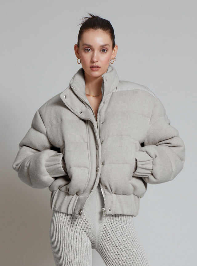 Nicole Benisti BROOKLYN VESTE BOMBER EN CACHEMIRE