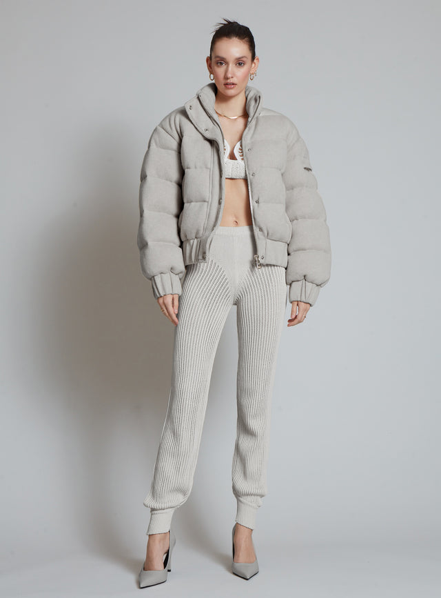 nicole benisti BROOKLYN VESTE BOMBER EN CACHEMIRE