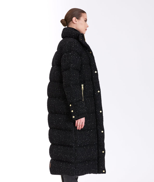 Nicole Benisti DAWN TWEED VESTE PUFFER EN TWEED