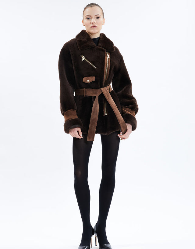 nicole Benisti ELISABETH VESTE EN SHEARLING