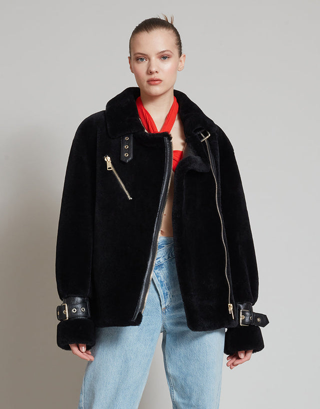 Nicole Benisti GRANDE VESTE EN SHEARLING