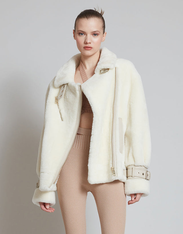 Nicole Benisti GRANDE VESTE EN SHEARLING