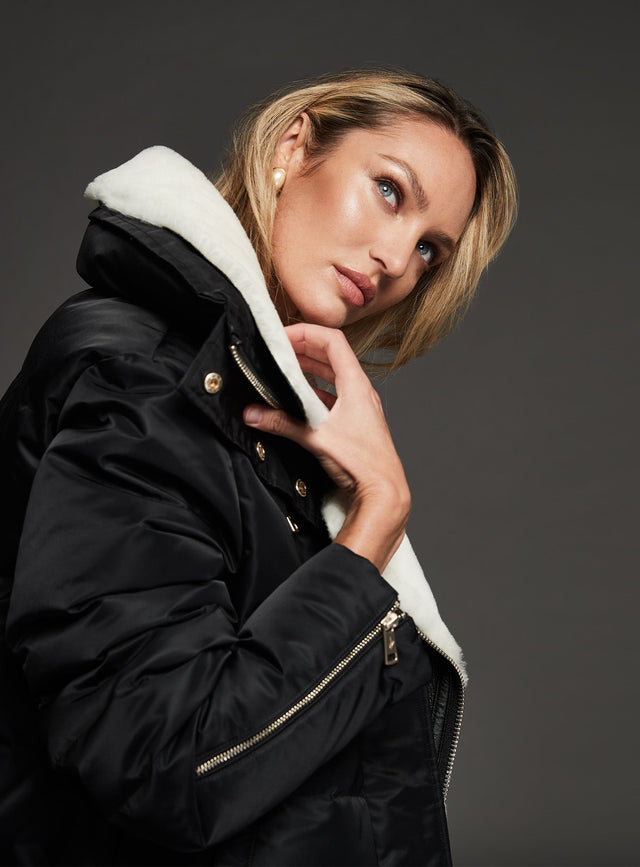 Nicole Benisti HAYDON VESTE DE MOTARD EN SHEARLING